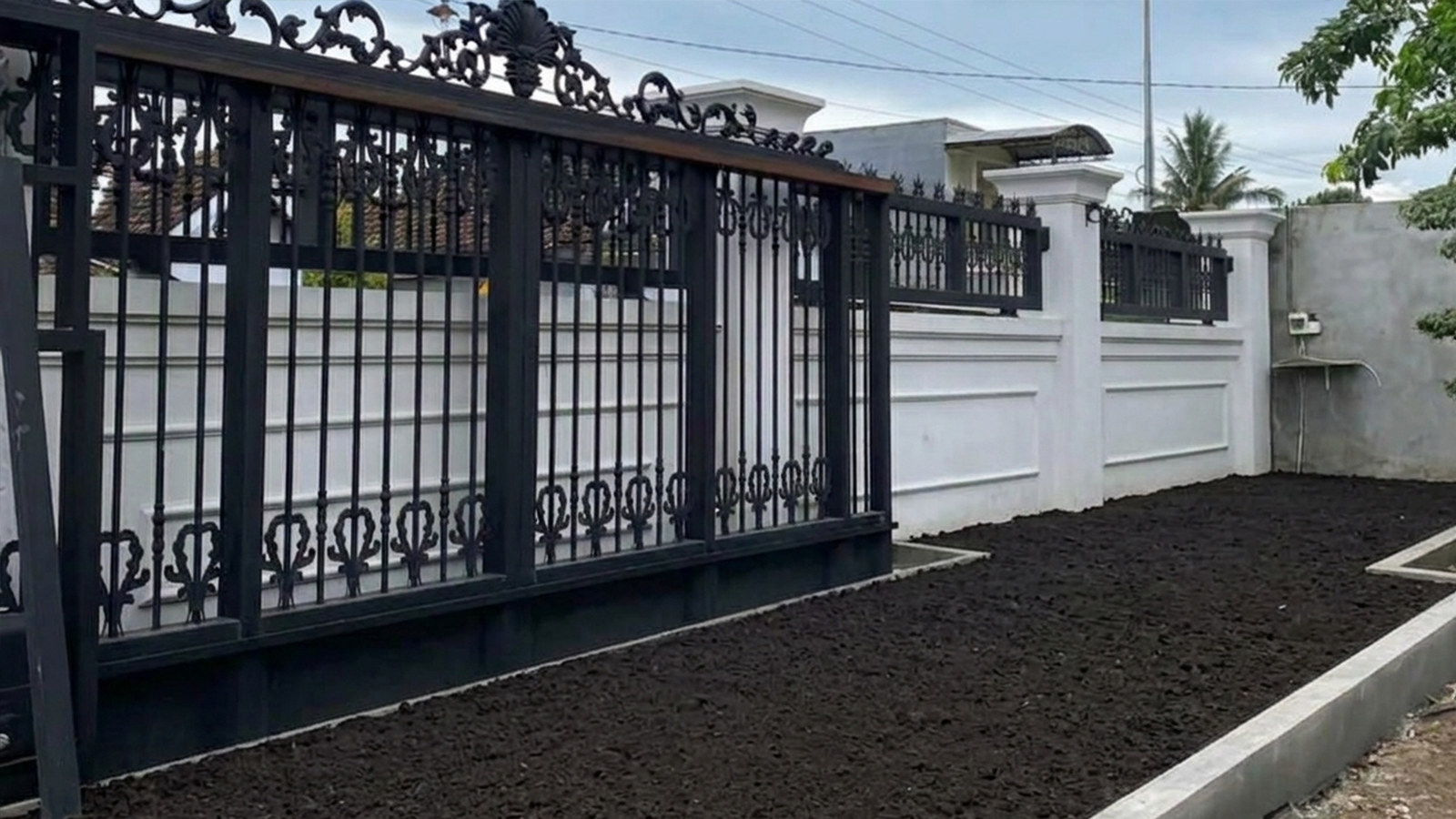 Before area desain taman Evalita